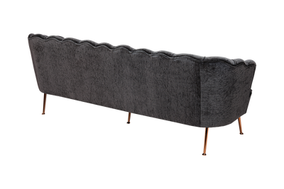Hyatt 3 Seater Black