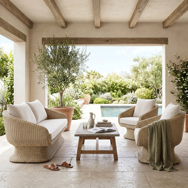 Kipos Outdoor Sofa Natural