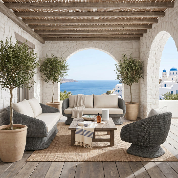 Kipos Outdoor Sofa Grey