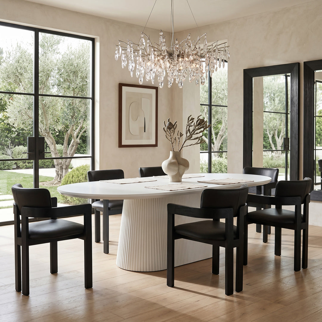 Maison Dining Chair Black Leather