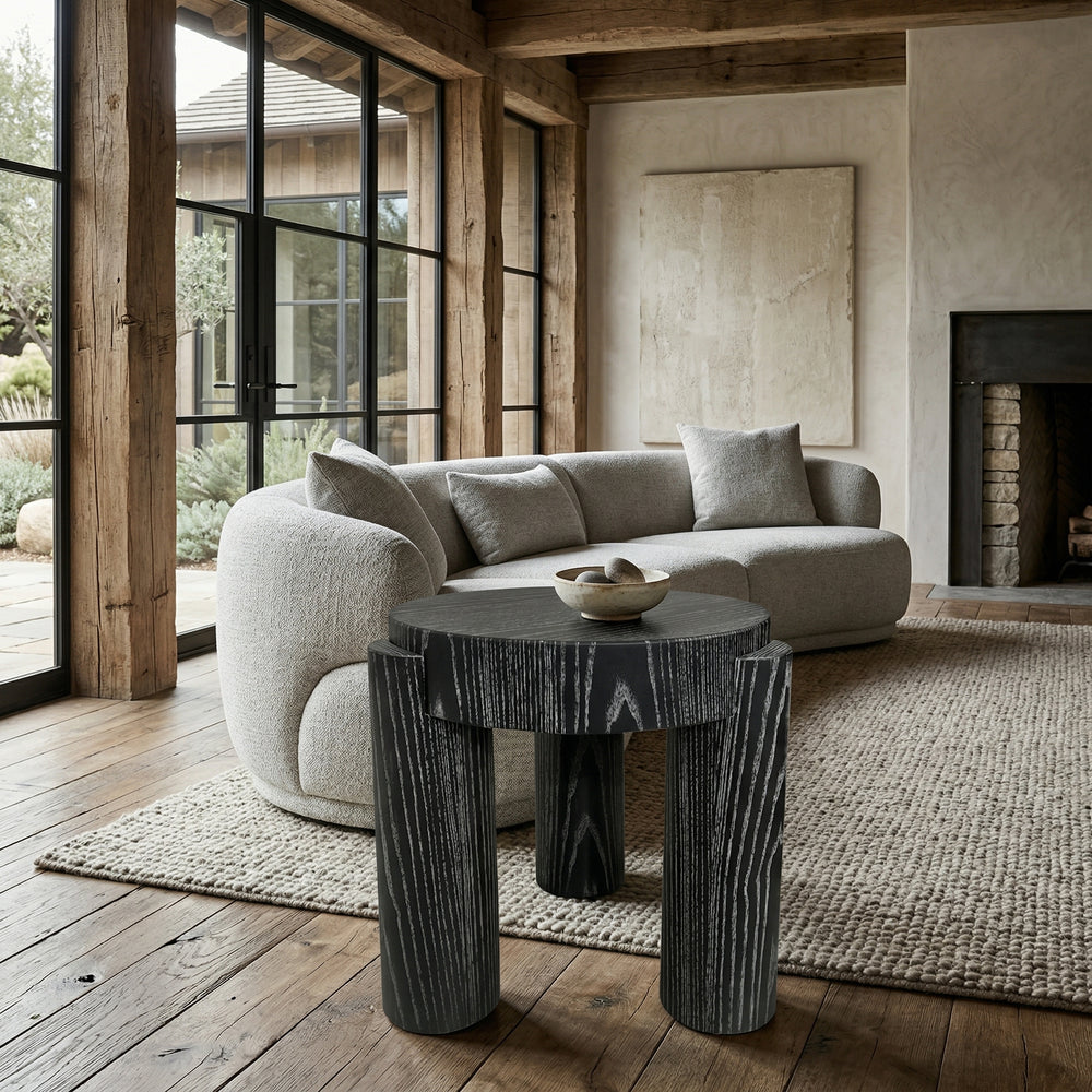 Elegant side table from the Eleganted Side Tables collection, with a sleek design, placed in a modern living room setting.