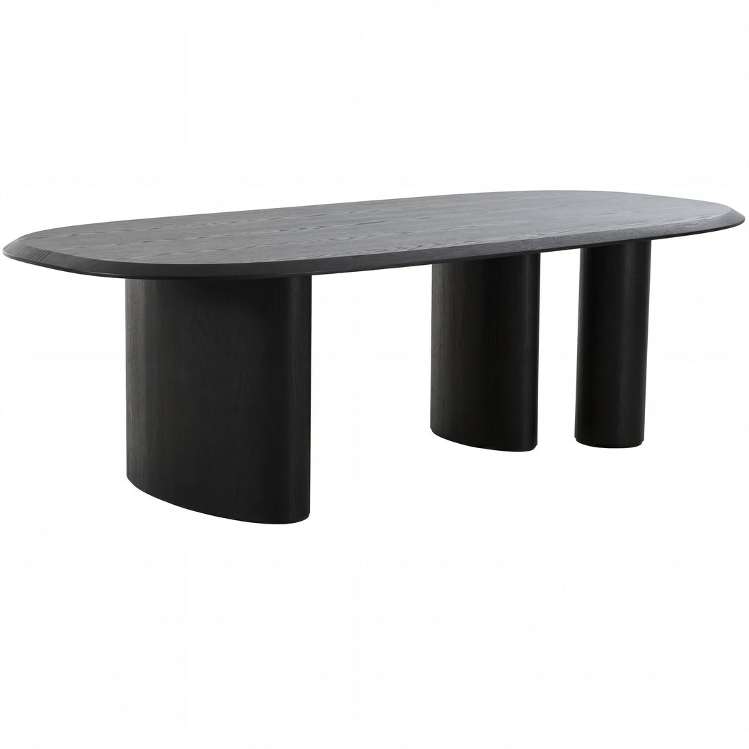 Bologna 3m dining table with sleek wooden surface and sturdy legs, ideal for large dining rooms or gatherings.