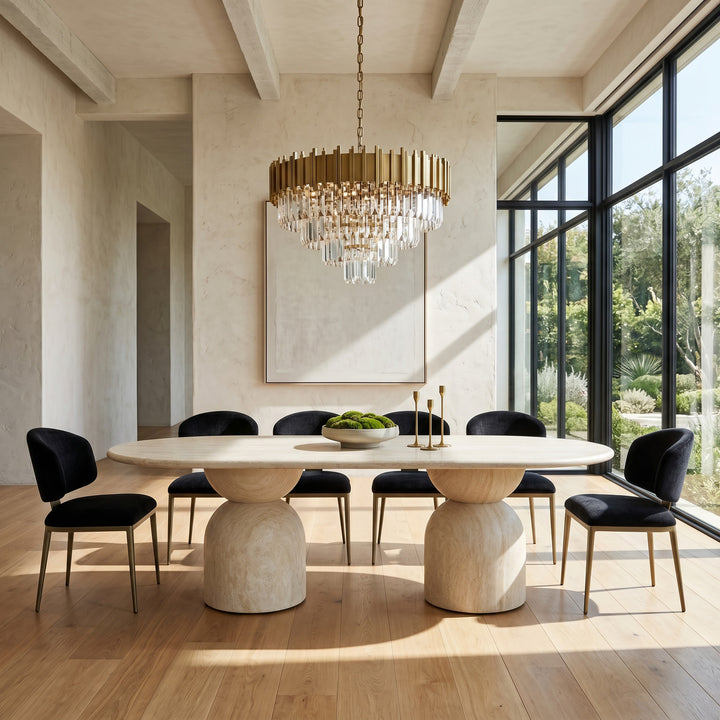 Regalia Dining Chair Black Velvet