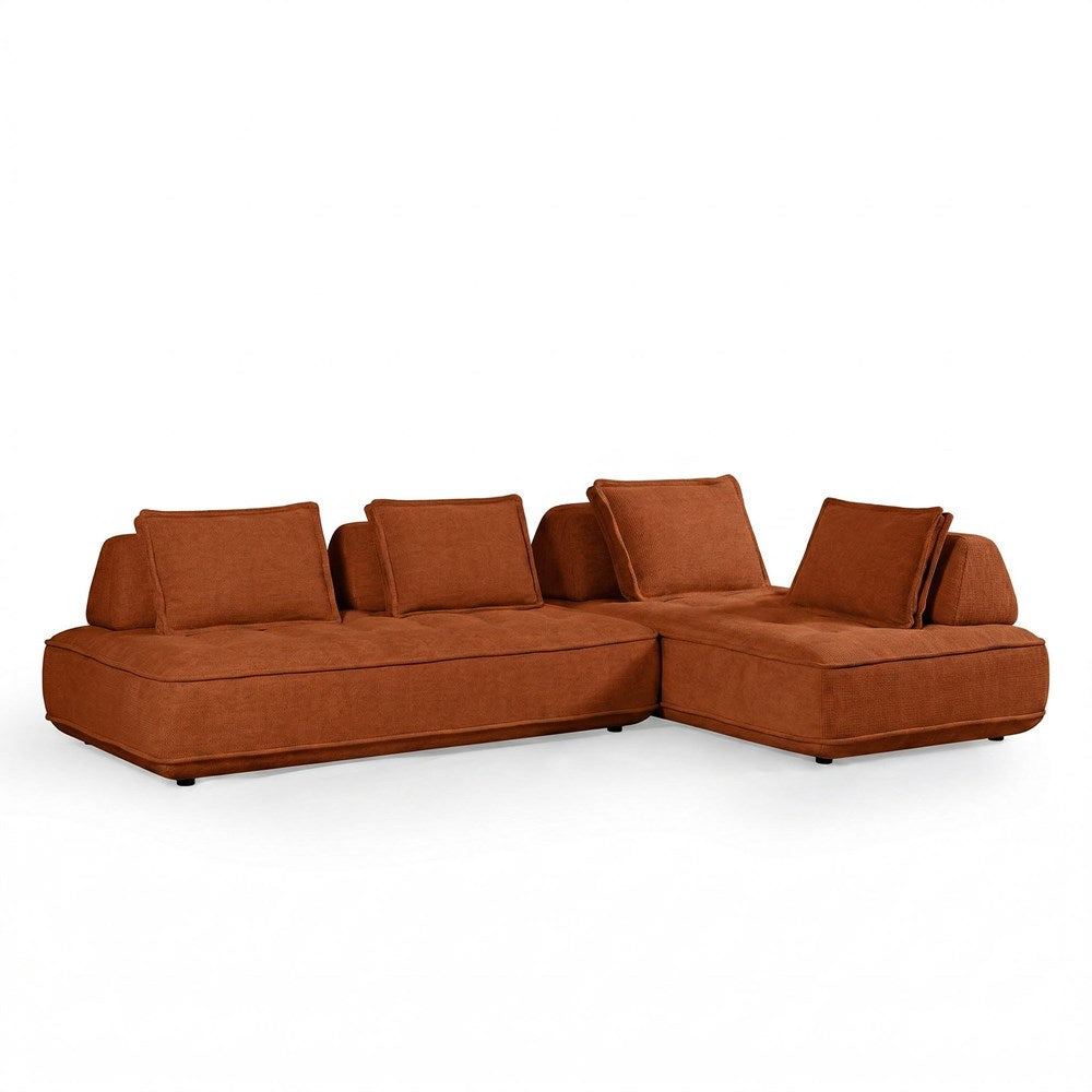 Cozy Modular Sofa Rust