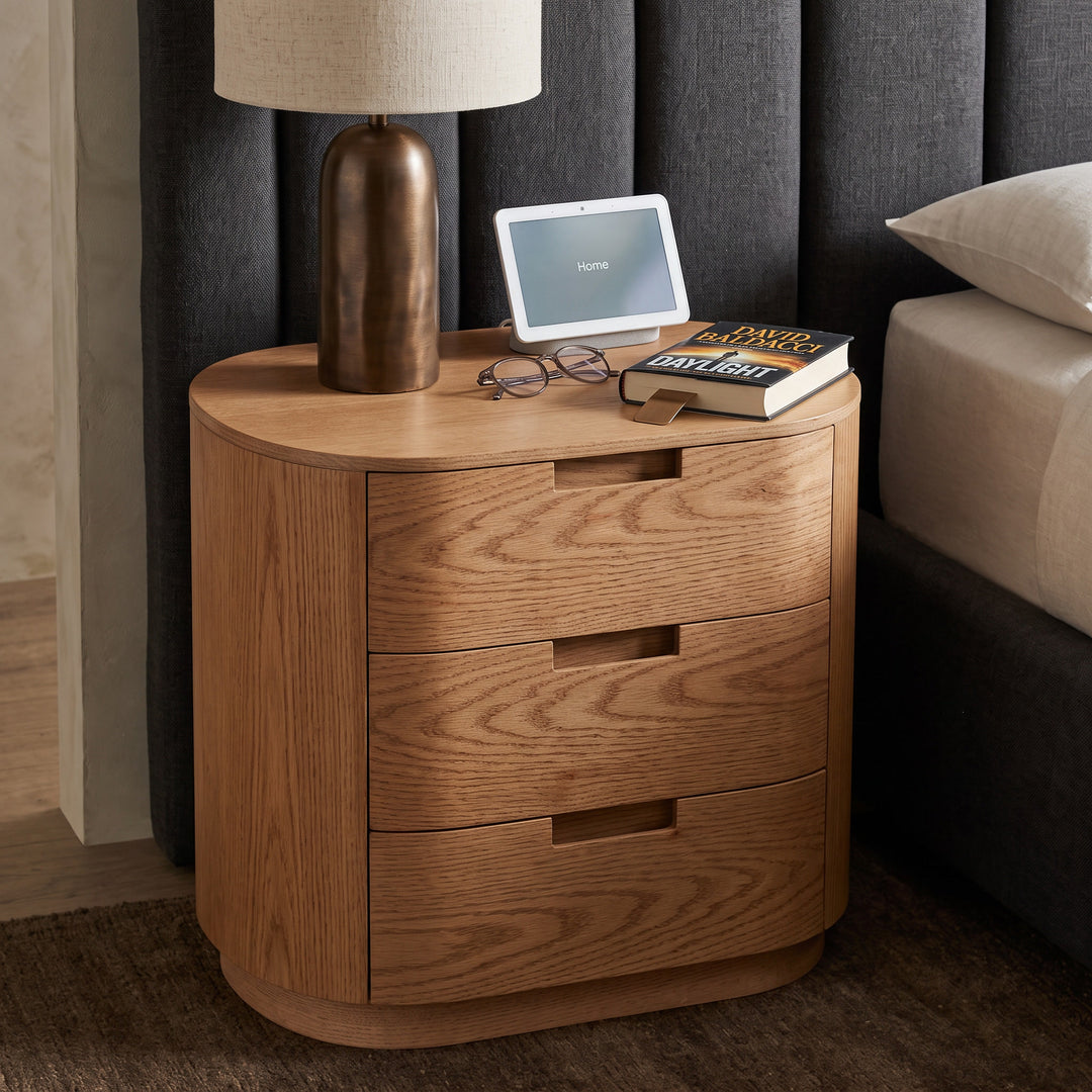 Provence Bedside Table Oak