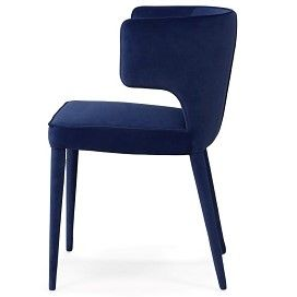 Portofino Dining Chair Navy Velvet - Future Classics Furniture