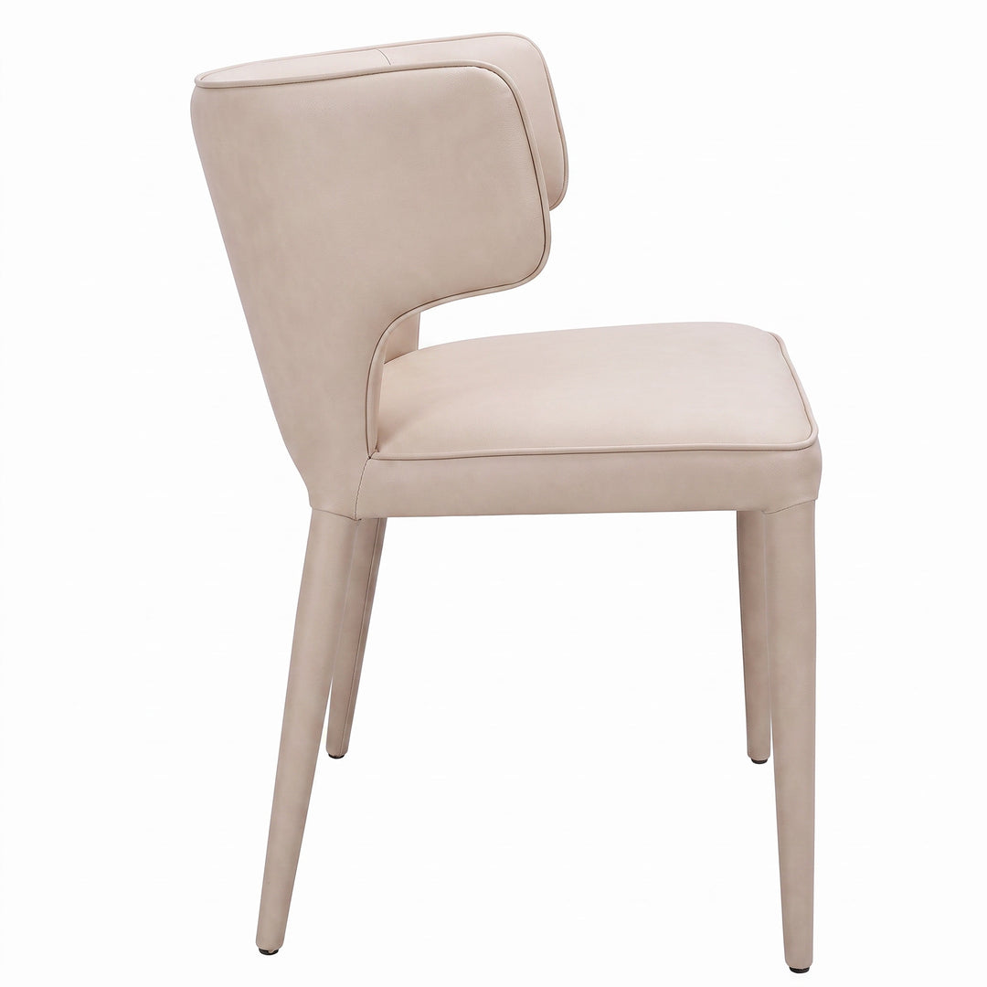 Portofino Dining Chair Pebble Vegan Leather