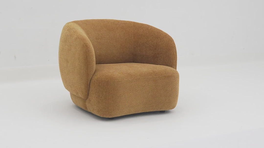 Puffy Chair Textured Bronze