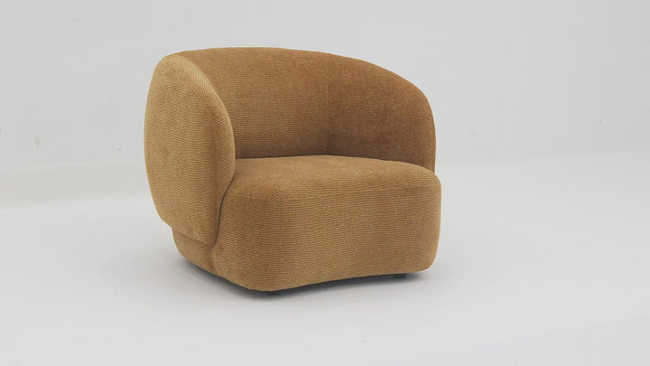 Puffy Chair Textured Bronze