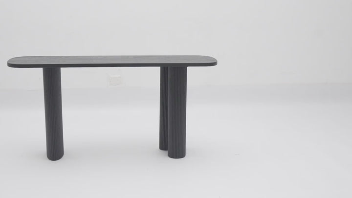 Flauto Fluted Console Table