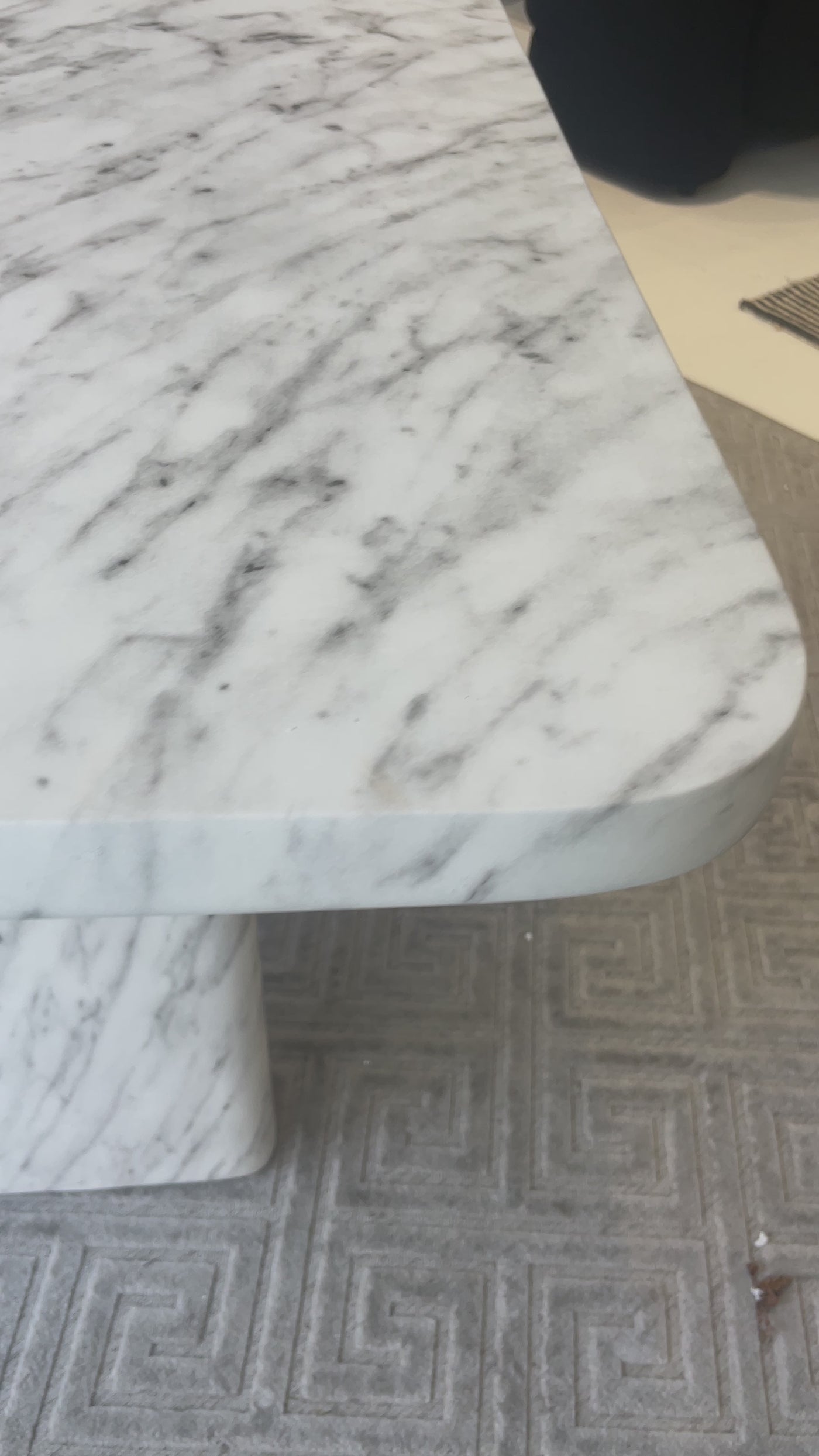 Cigale Dining Table Marble Finish