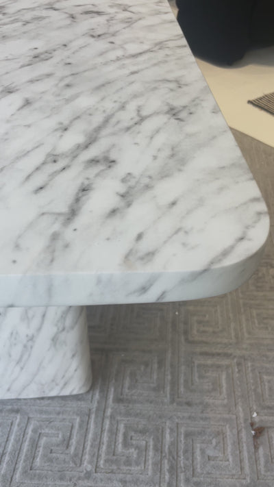 Cigale Dining Table Marble Finish