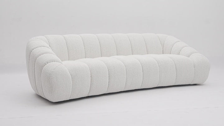 Bubble 3 Seater Sofa Textured Beige