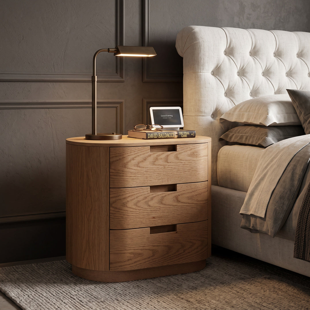 Provence Bedside Table Oak