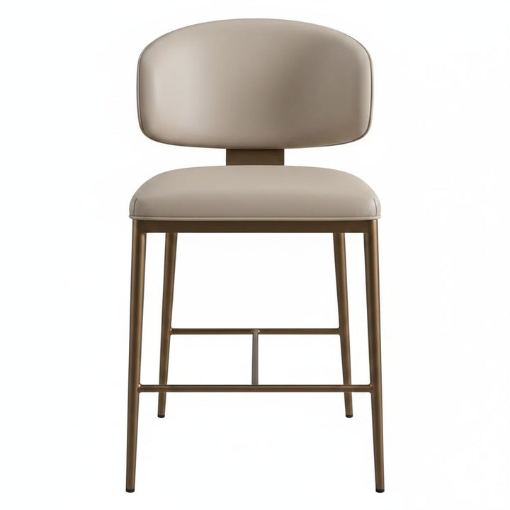Regalia Bar Stool Pebble Vegan Leather