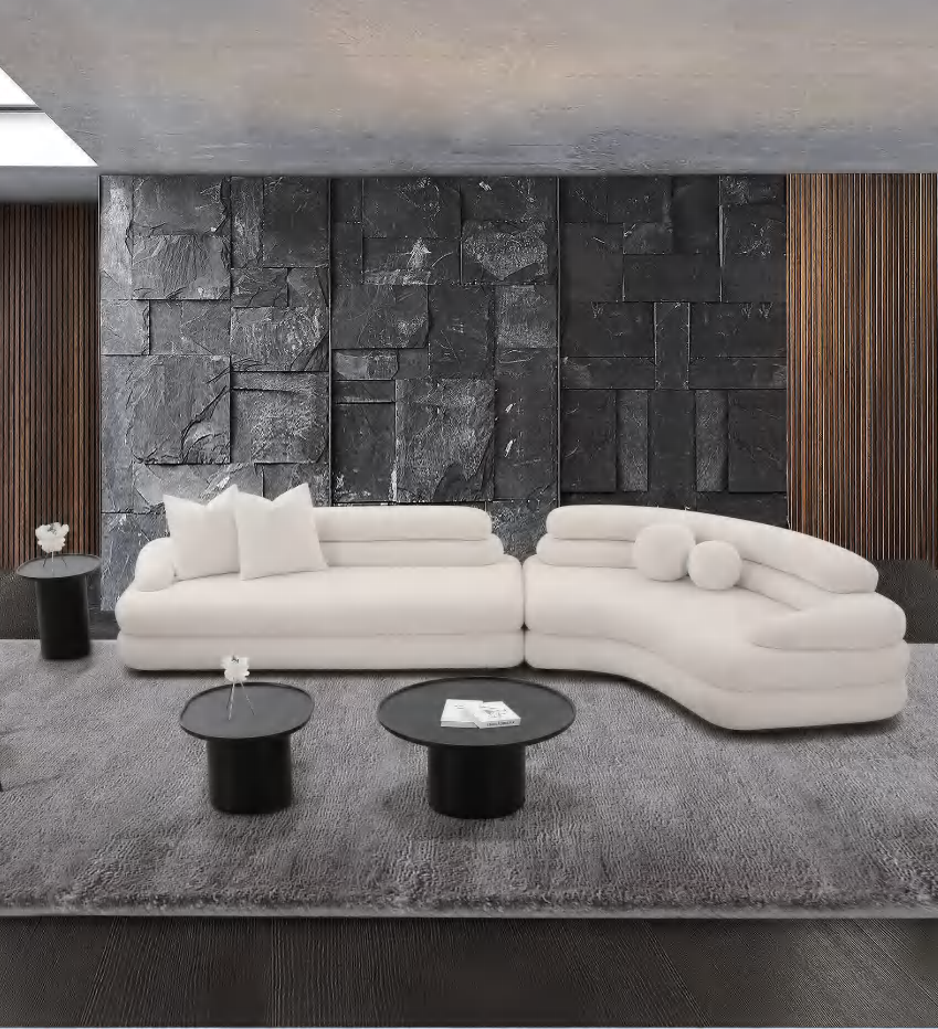 Modular Sofa/Lounge/Couch (Crème) - Riviera