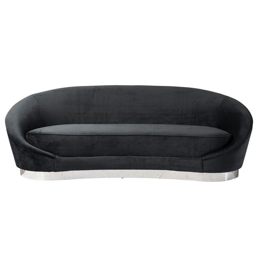 Barbie Sofa Black - Silver - Future Classics Furniture