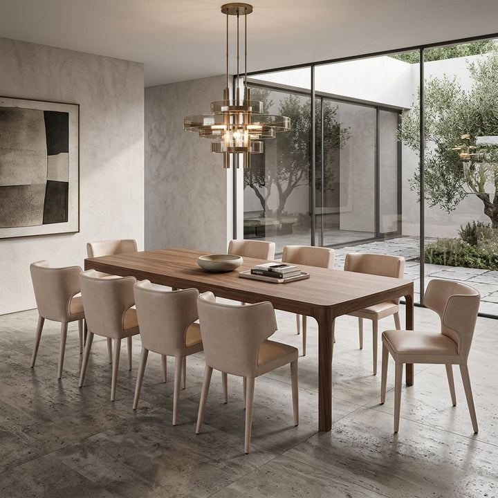 Cannes Dining Table Walnut - 3m