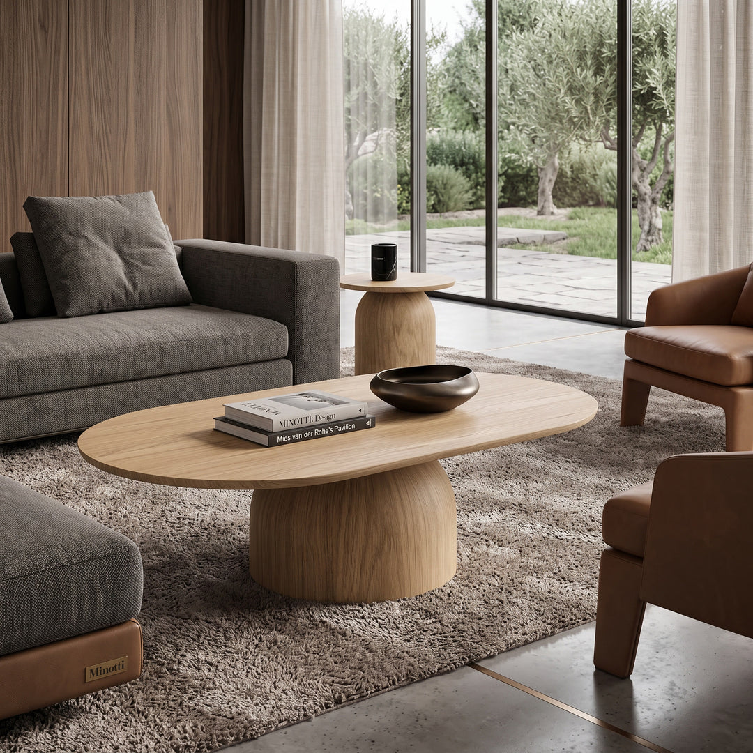 Tulip Coffee Table Oak - image 2