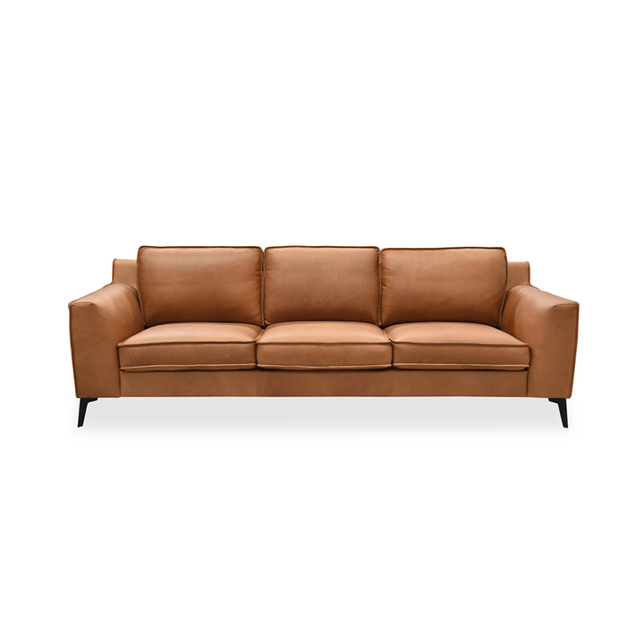 Bassett Sofa Tan Leather