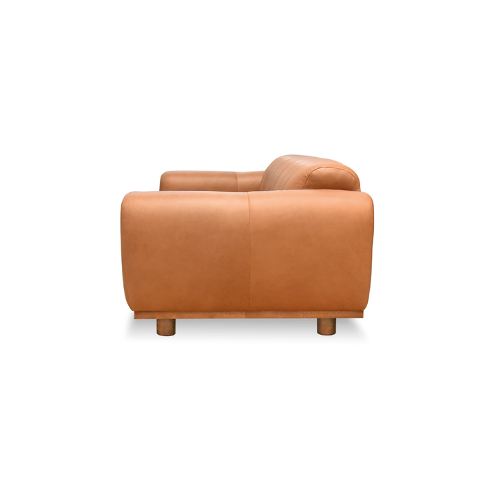 Bernhardt Sofa Tan Leather
