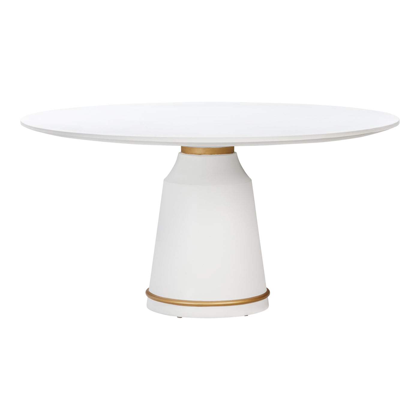 Yuppa Round Dining Table White - 1.5m - Future Classics Furniture