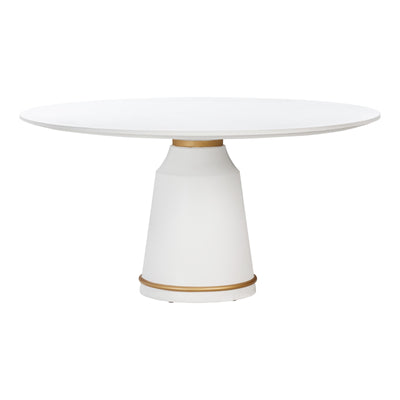 Yuppa Round Dining Table White