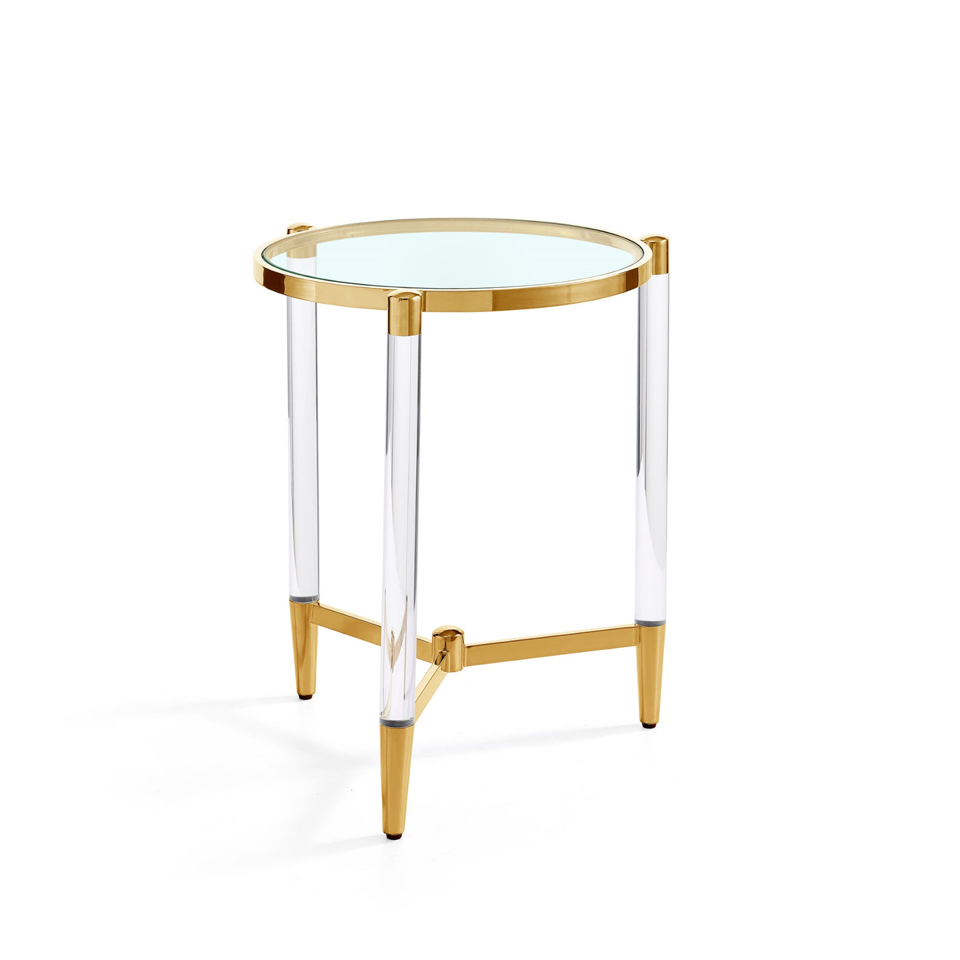 Floating Gold Side Table