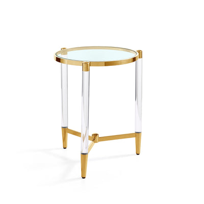 Floating Gold Side Table
