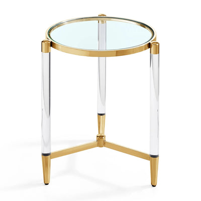 Floating Gold Side Table