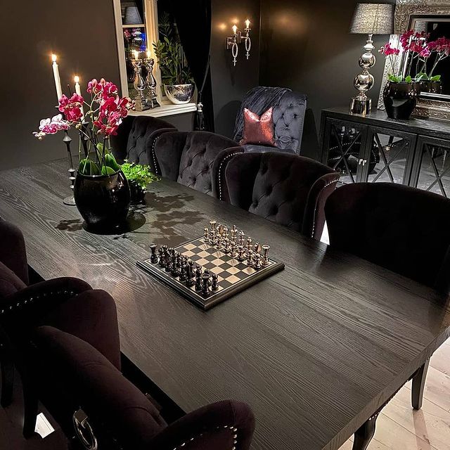 Cubano Rectangle Dining Table Black 240cm