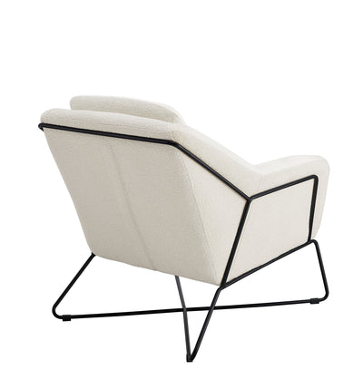 Trapani Chair Boucle/Black Frame