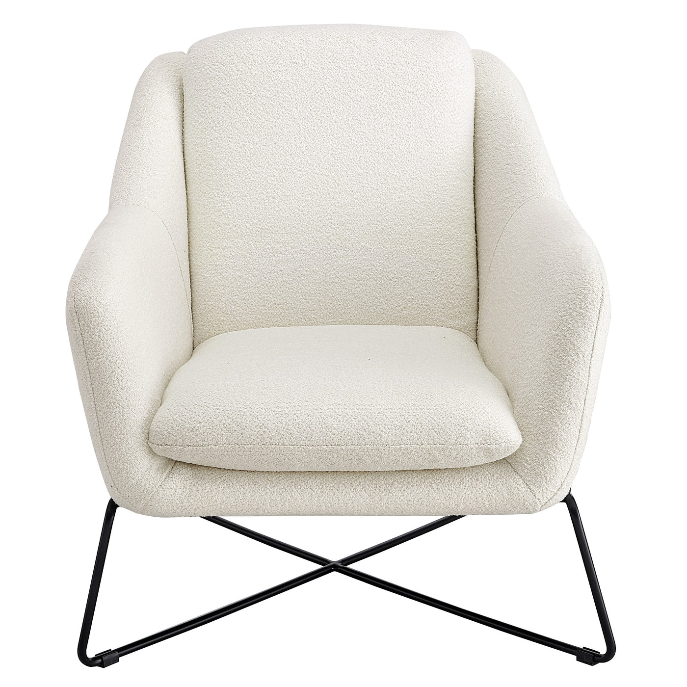 Trapani Chair Boucle/Black Frame