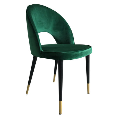 Bourdain Dining Chair Green Velvet