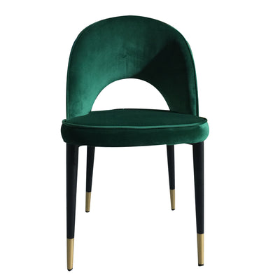 Bourdain Dining Chair Green Velvet