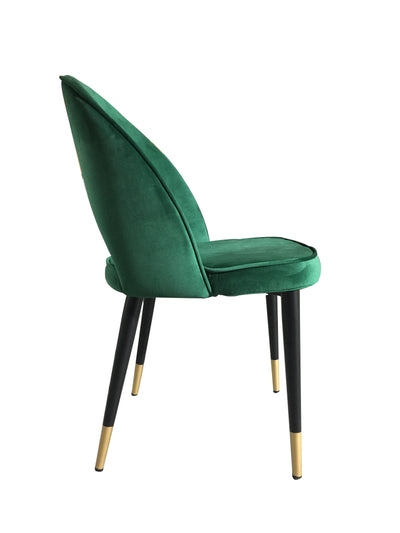 Bourdain Dining Chair Green Velvet - Future Classics Furniture