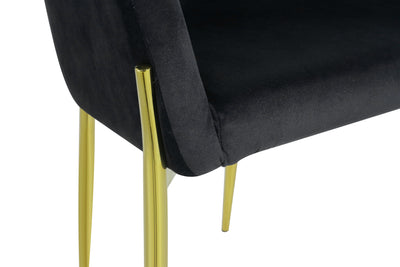 Alfieri Dining Chair Gold/Black