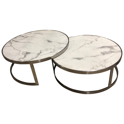Sterling Coffee Table Set White