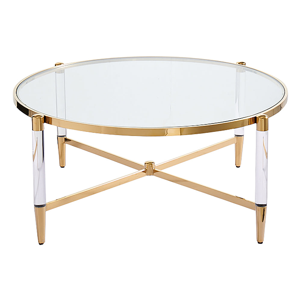Floating Gold Coffee Table