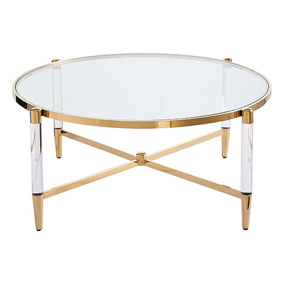 Floating Gold Coffee Table