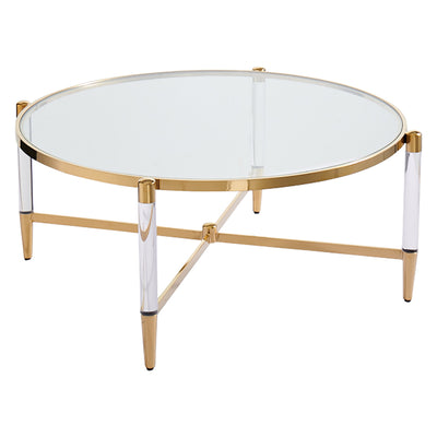 Floating Gold Coffee Table