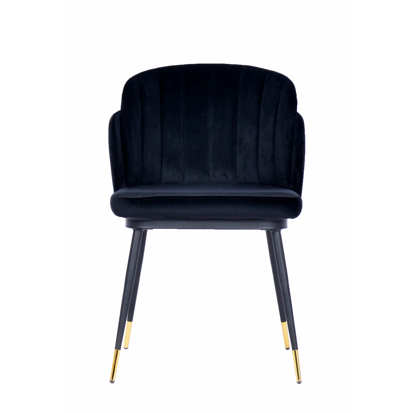 Talulah Dining Chair Black Velvet