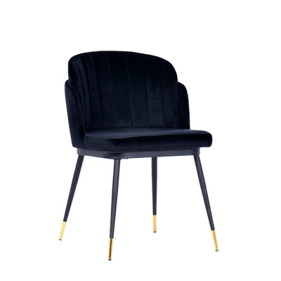 Talulah Dining Chair Black Velvet - Future Classics Furniture