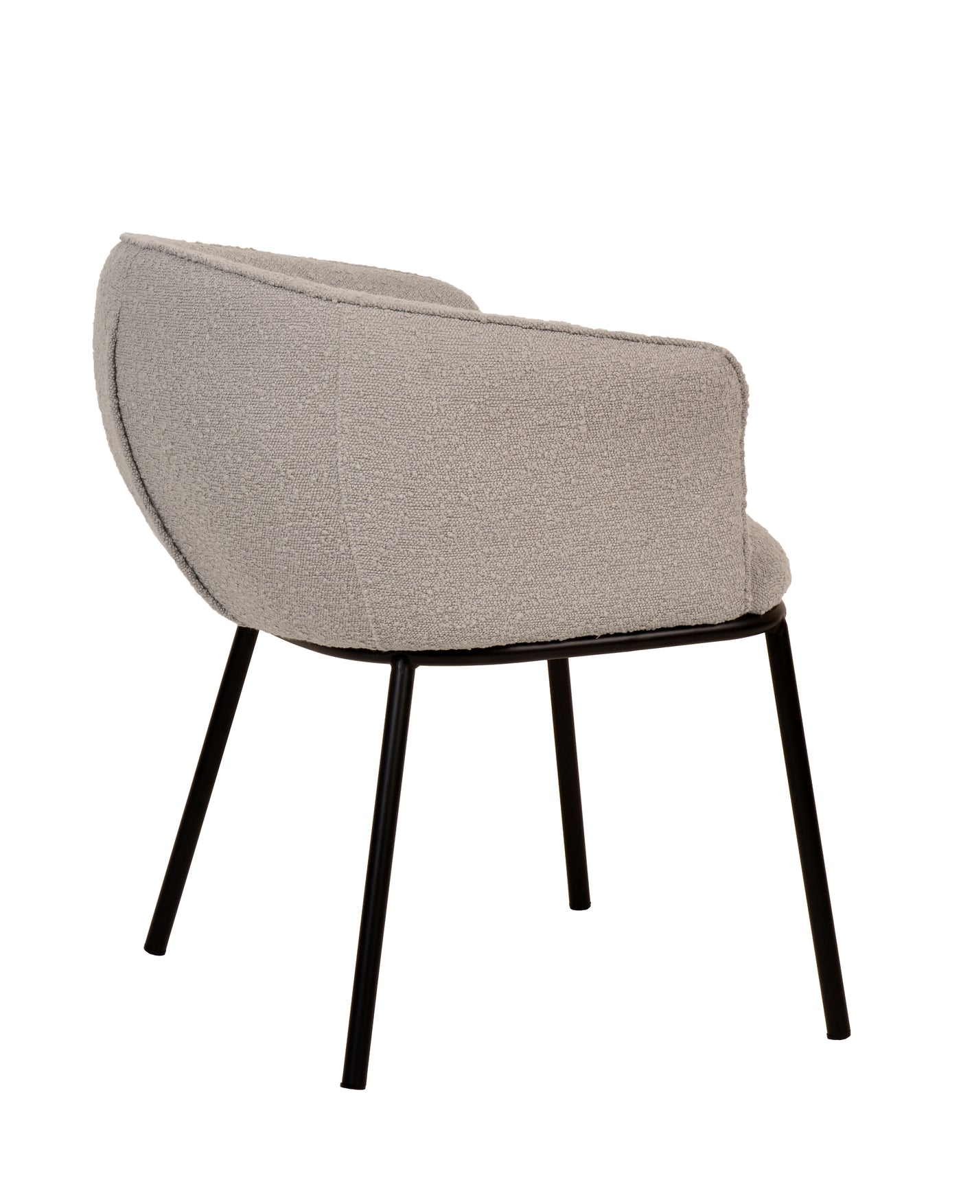 Zimmerman Dining Chair Grey Boucle