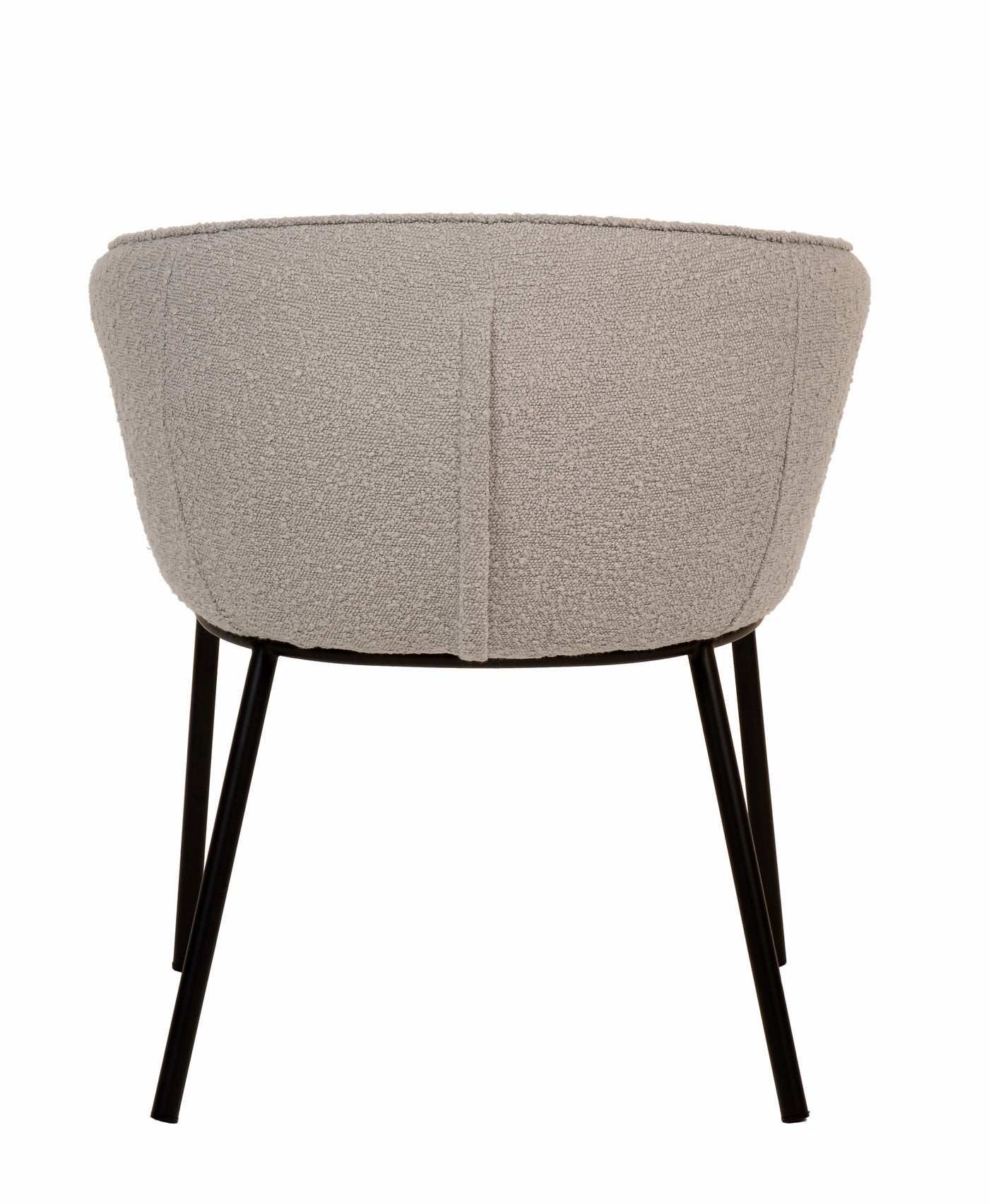 Zimmerman Dining Chair Grey Boucle - Future Classics Furniture