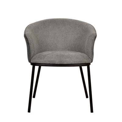 Zimmerman Dining Chair Grey Linen