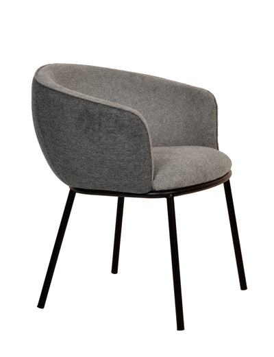 Zimmerman Dining Chair Grey Linen