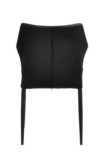 Camilla Dining Chair Black Leather Look - Future Classics Furniture