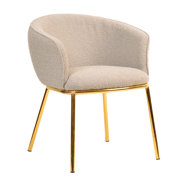 Zara Dining Chair Grey Boucle - Future Classics Furniture