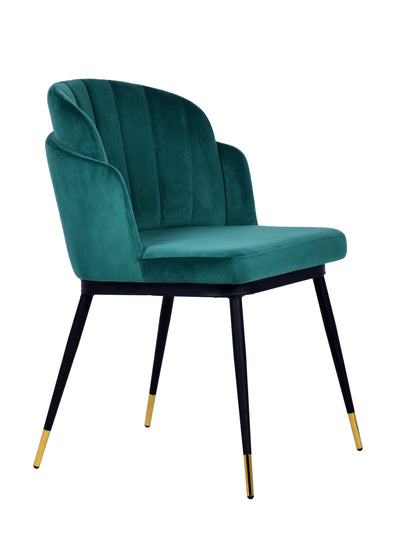 Talulah Dining Chair Green Velvet